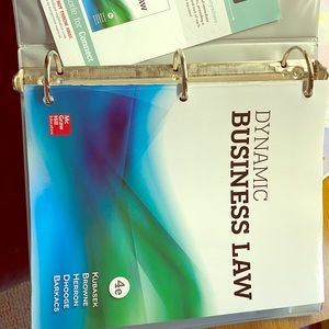 Dynamic business law 4 Ed text &connect code